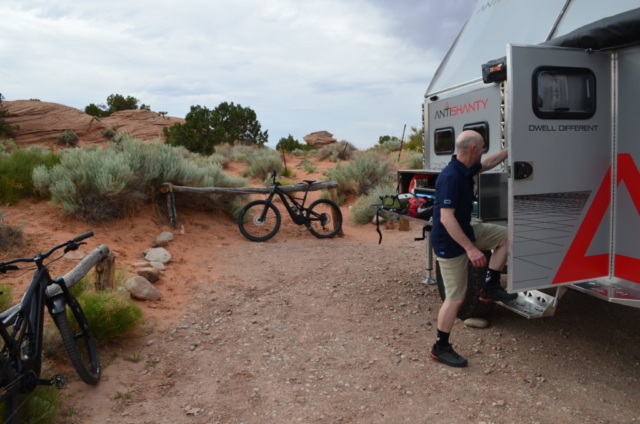 Mountain bikes and beds to sleep in