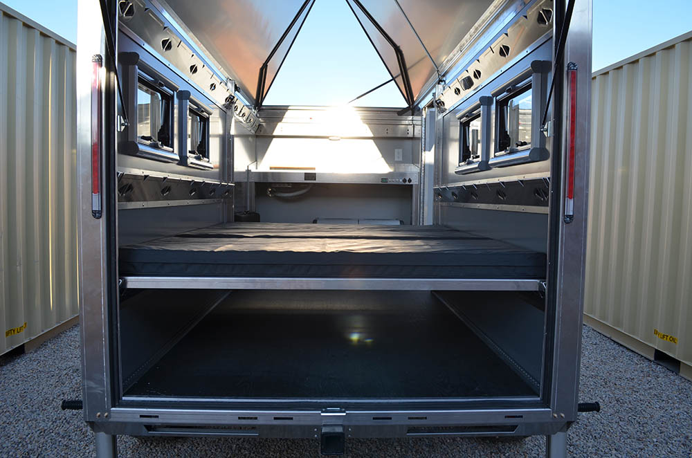 3 separate rails offer options for every type of camper